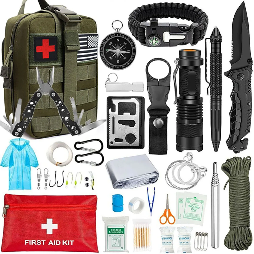 Outdoor Camping Tactical First Aid Kit Traveling Emergency Kit Survival Bag Portable Storage Bag Field Survival Equipment qualcast cordless strimmer