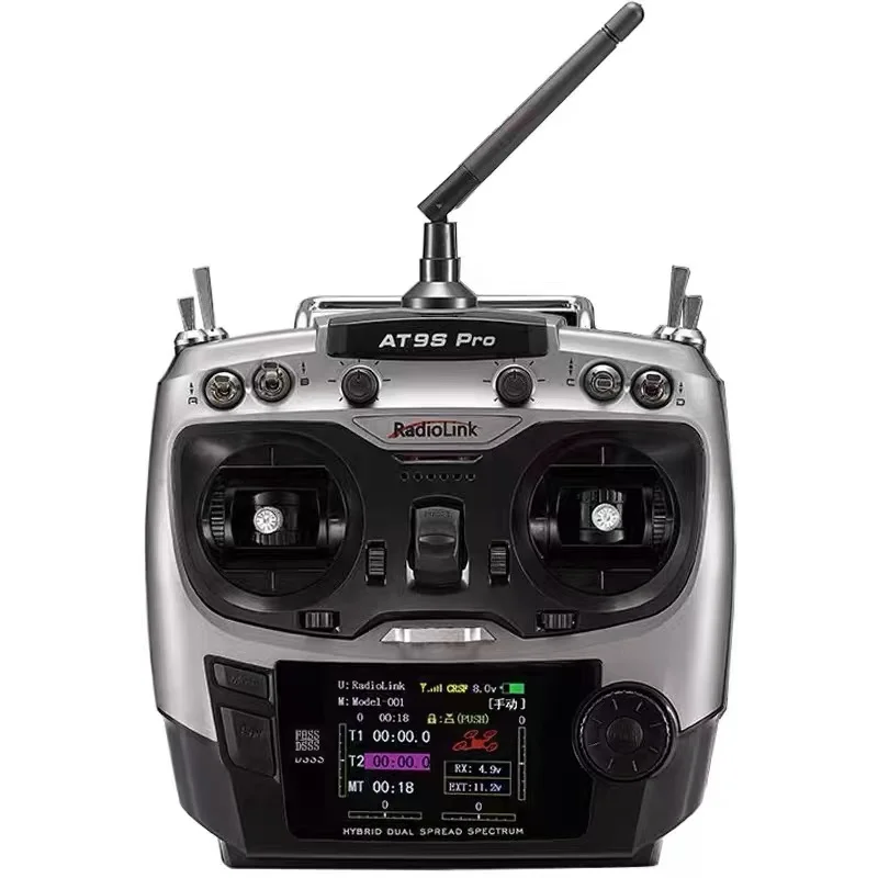 Radiolink AT9S Pro TX 10/12채널 RC 라디오 컨트롤러 RC 송신기 R9DS RX 2.4G 수신기 포함 RC FPV 레이싱용