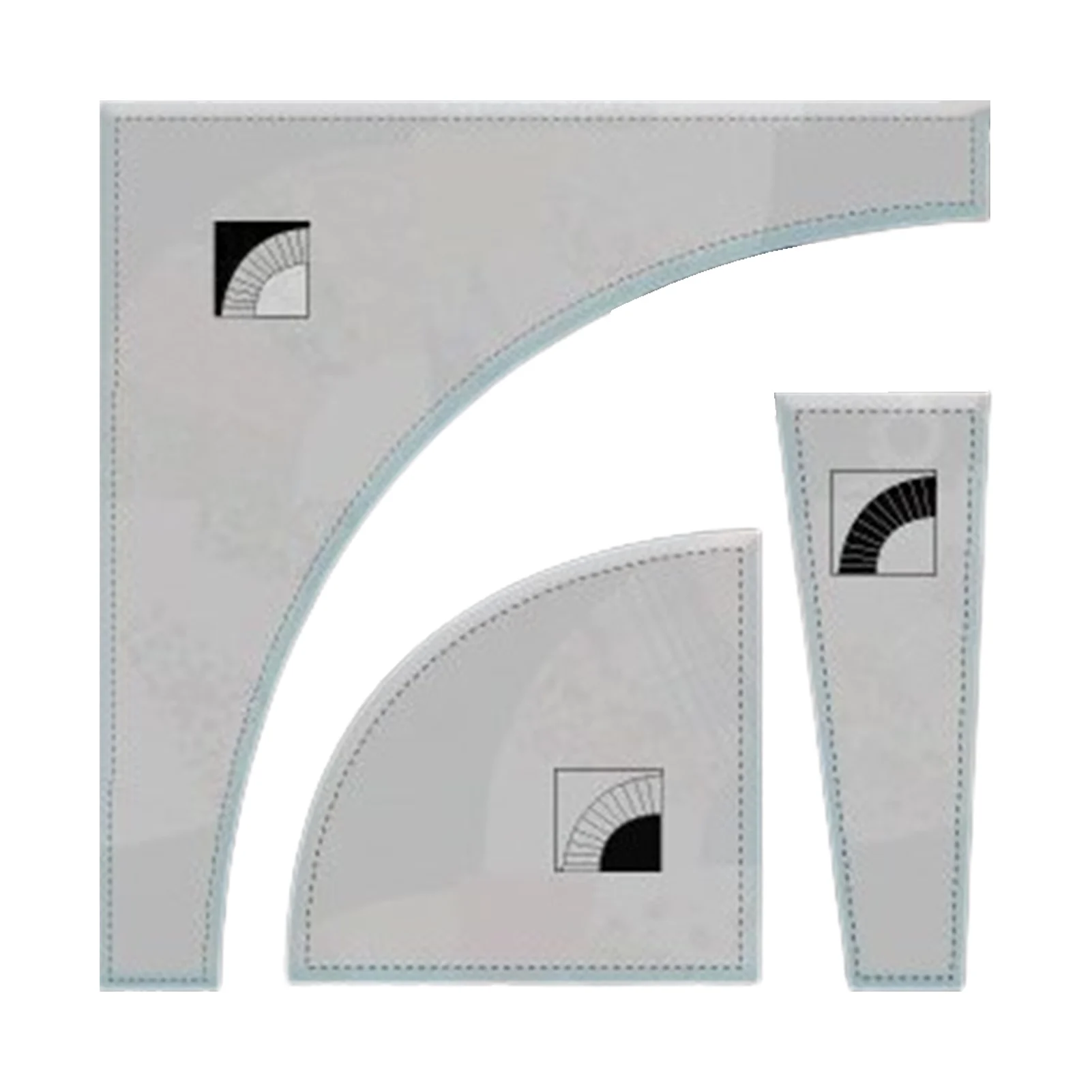 

Quitting Rulers And Templates Acrylic Rulers For Cutting Patterns Quilting Grip Template DIY Rulers Includes Spiral Simple