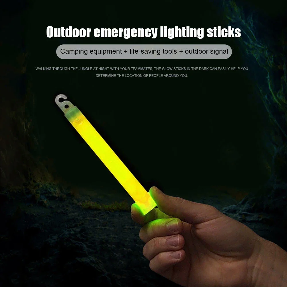 Glow Light Stick 6 Inch Survival Kit for Outdoor