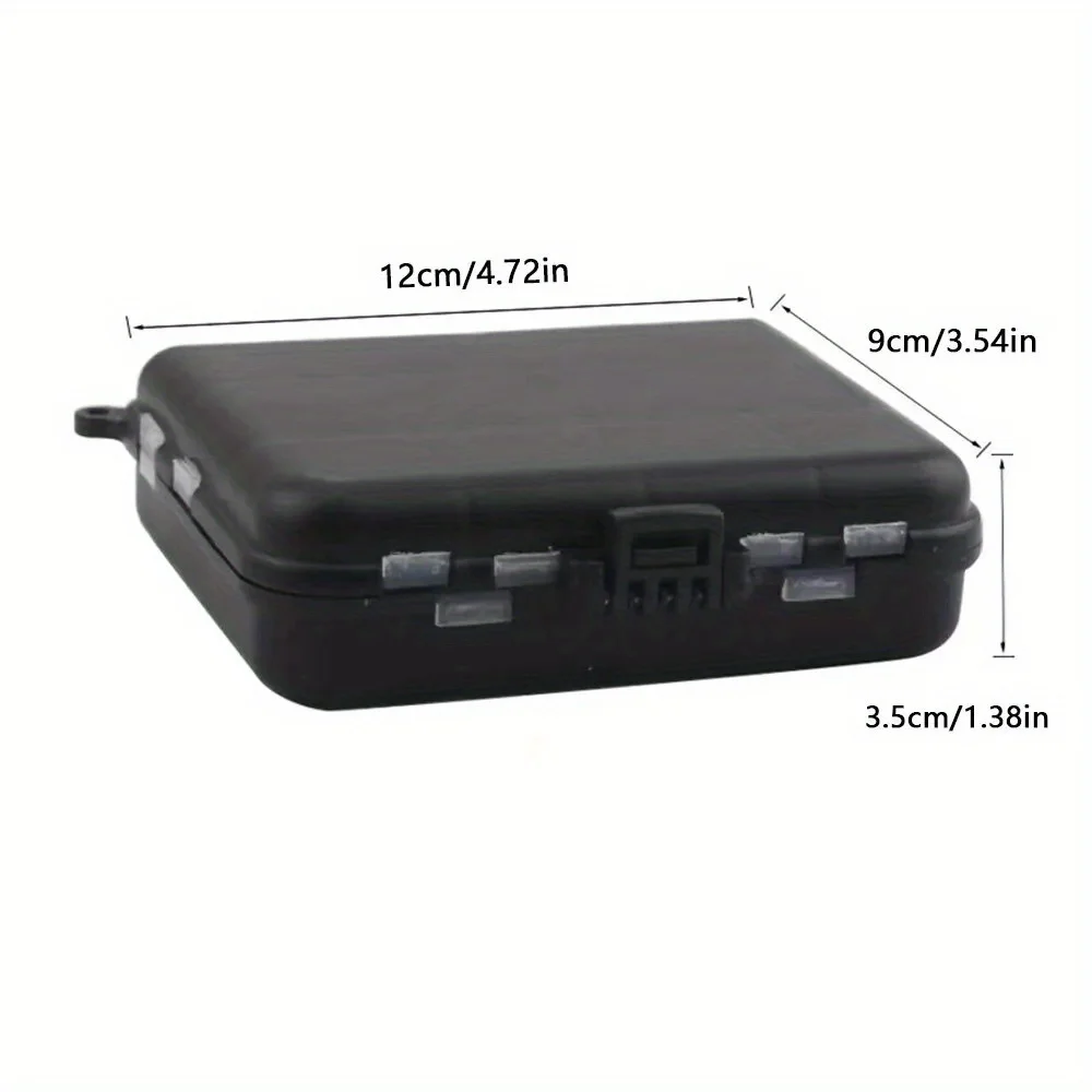 1PC Fishing Tackle Bait Storage Boxes, Portable Double-Sided Lure Hook Organizer, Mini Utility Lures Fishing Box 3