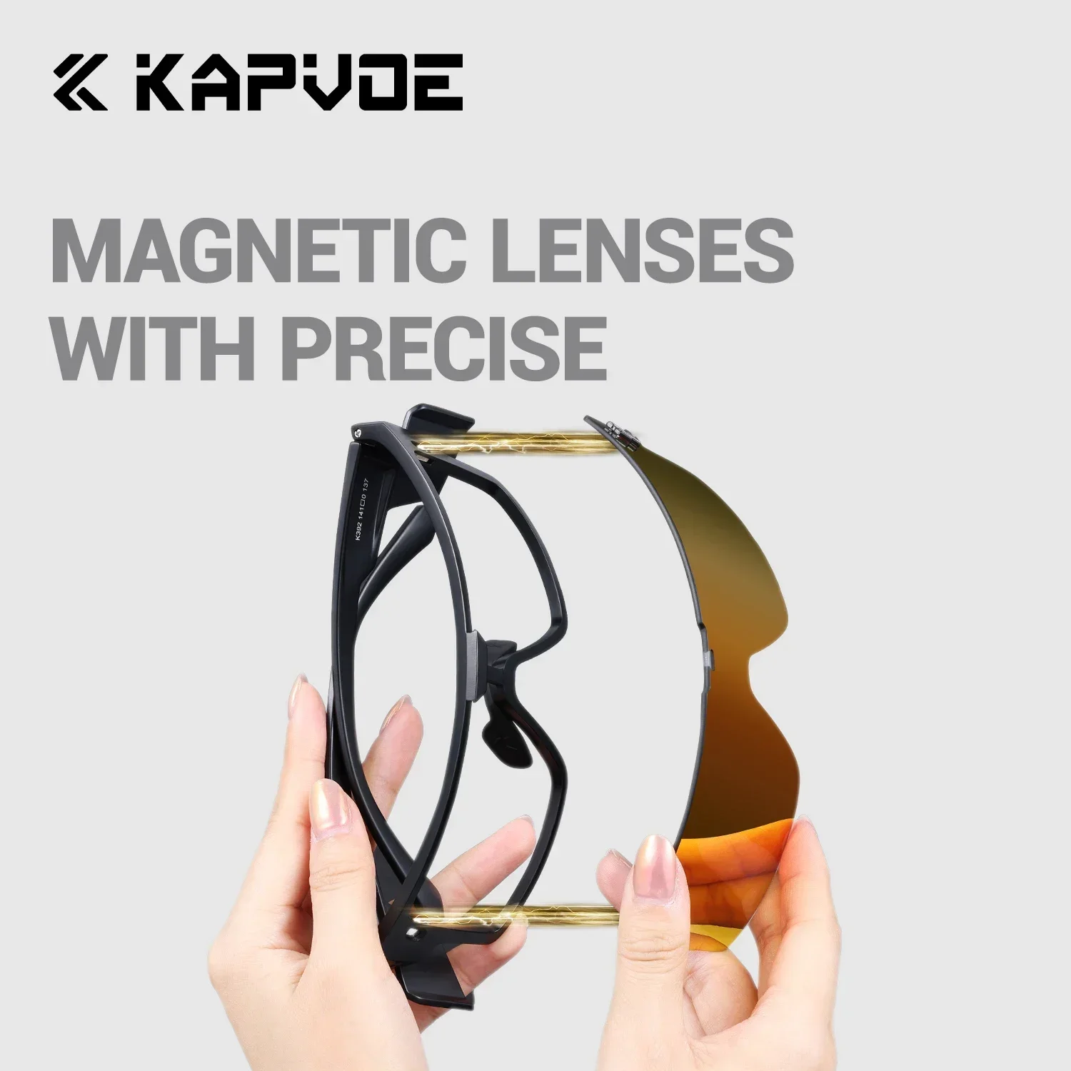 Kapvoe Cycling Glasses Polarized Hiking Eyewear MTB Bike Glasses UV400 Lenses Men Women Sunglasses for Men Protective Glasses