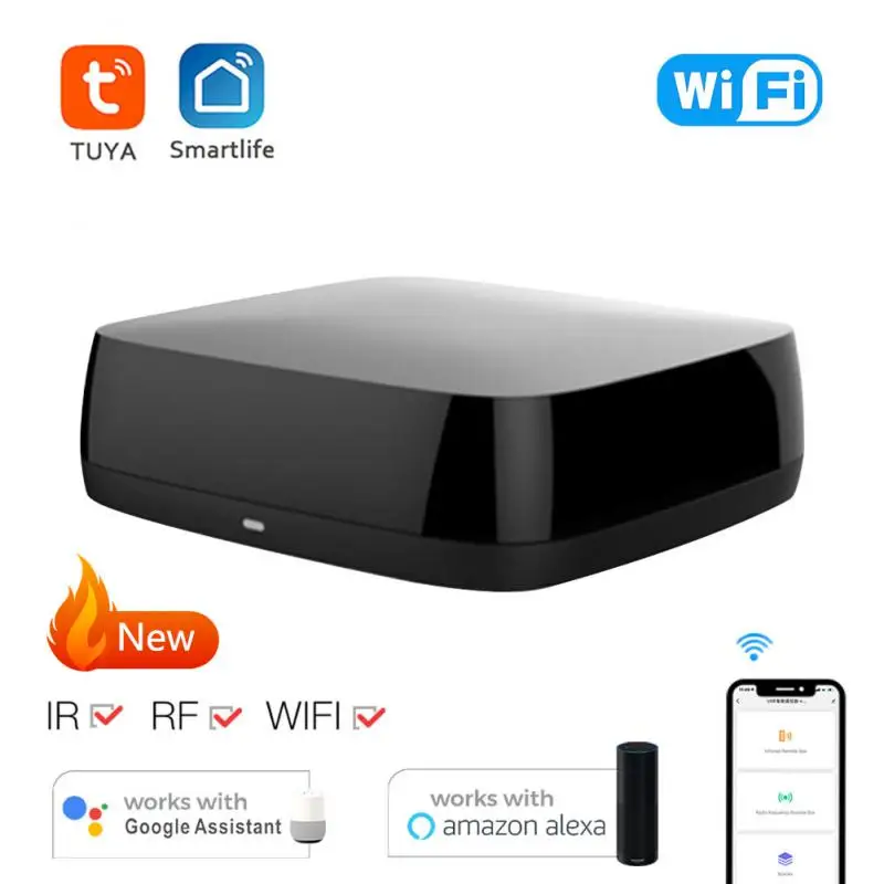 

Универсальные беспроводные радиочастотные приборы, умный контроллер Tuya, Wi-Fi, радиочастотный ИК-контроллер, умный пульт дистанционного управления «сделай сам», копия