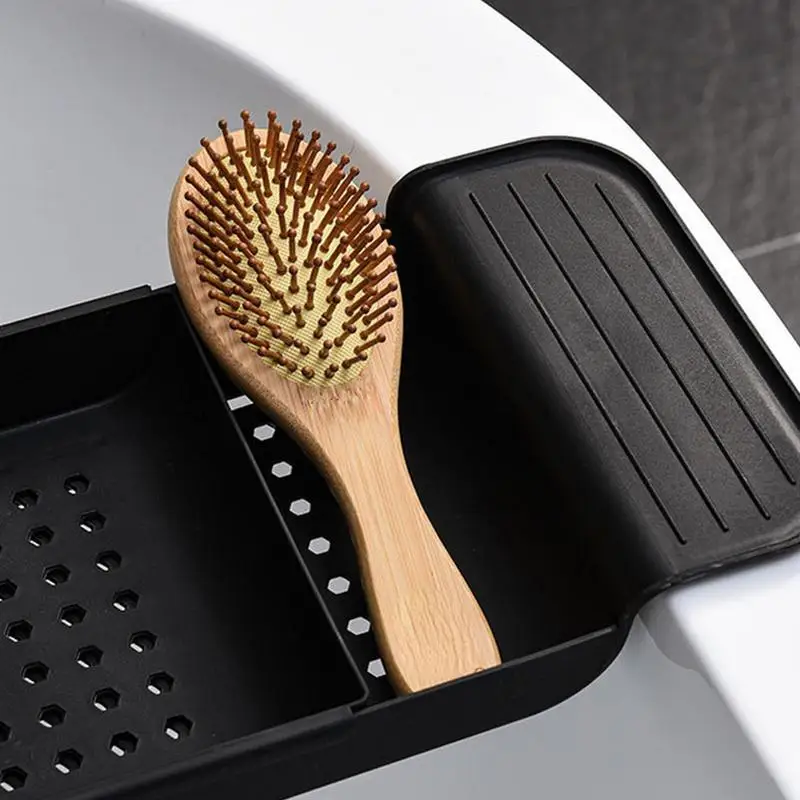 Extendable Bathtub Shelf Bathtub Shelf Retractable Storage Rack Bath Tray Tub Towel Storage Organize