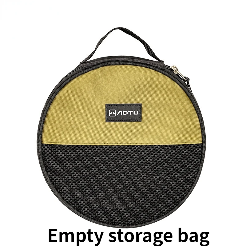 

Outdoor Plate and Bowl Round Storage Bag Self Driving Camping Plate Household Empty Bag Tactical Accessories Multi Function Tool