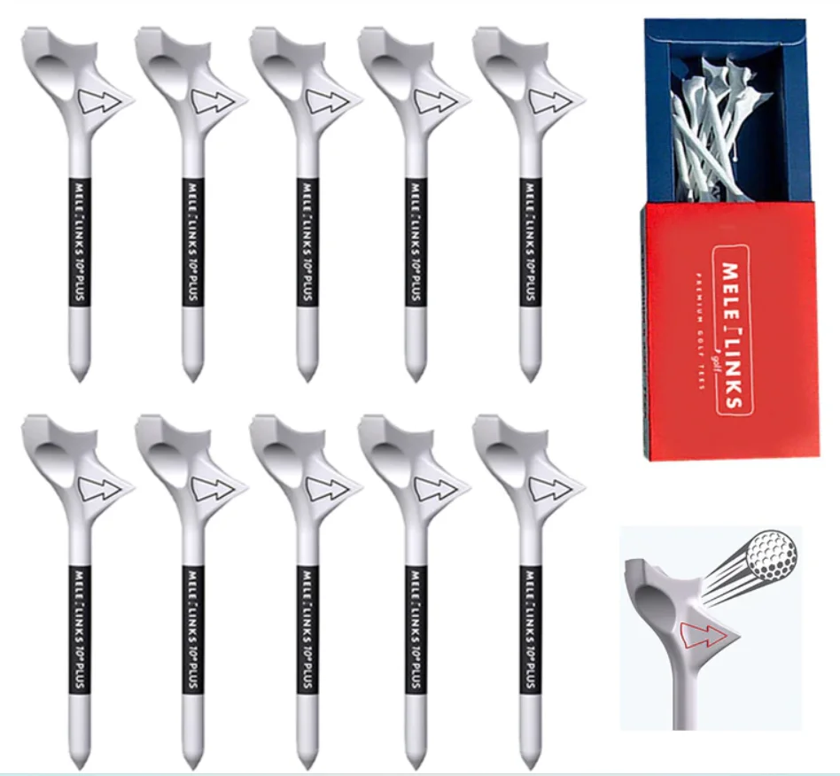 Rhombisches Golf-Tee mit diagonalem Einsatz - Ballhalter