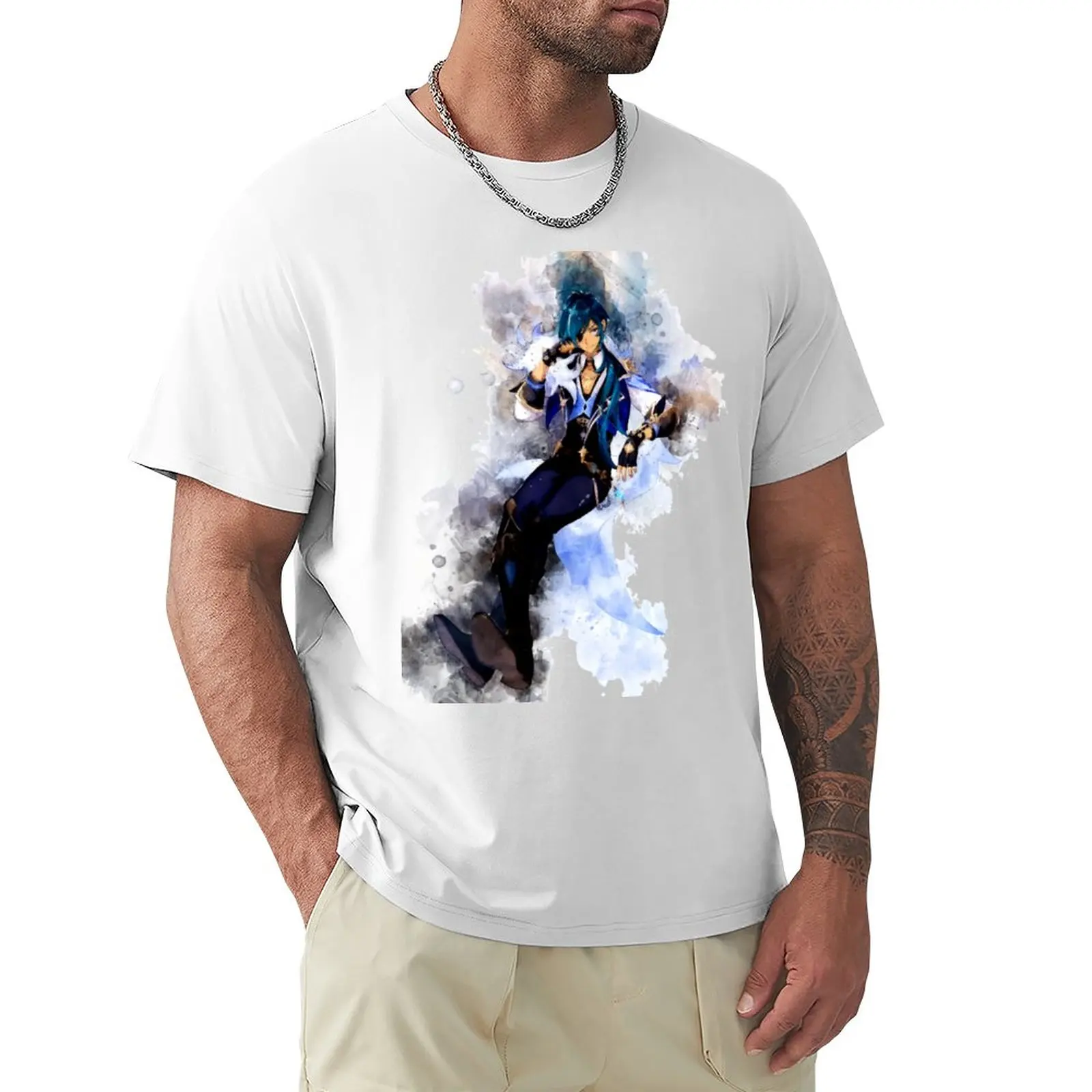 

Kaeya - Genshin Impact T-Shirt kawaii clothes graphics summer tops fruit of the loom mens t shirts