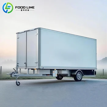 Rimorchio Refrigerato Elettrico da 7 Tonnellate Portatile per Fiori Freschi e Pesce, Veicolo per Conservazione a Freddo Personalizzabile
