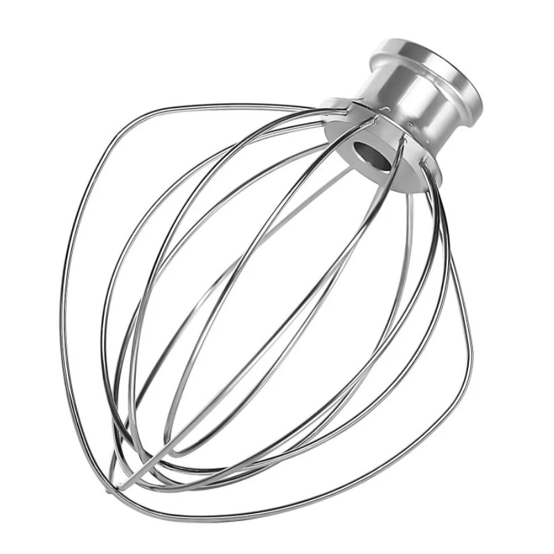 New K45WW KitchenAid Stainless Steel Whisk Whip Mixer Flour Cake Food Balloon Whisk 4.5QT Fits Mixers Egg Cream Kitchen Tools rotary whisk balloon wire whisk ball whisk wire whisk