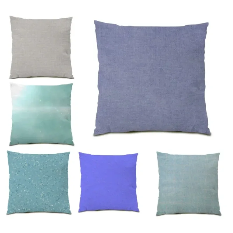 

Solid Colour Cushion Cover Simple Style 45x45cm Pillow Cover Classic Art Pillowcase Bed Home Decor Modern Fashion Cojines DF0212