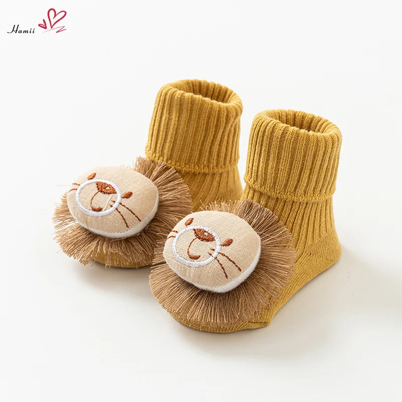 1 paar Frühling Herbst Baby Socken Niedlichen Cartoon Tier Jungen Mädchen Gummi Anti Slip Socken Infant Newborn Weiche Baumwolle Boden socke Schuhe