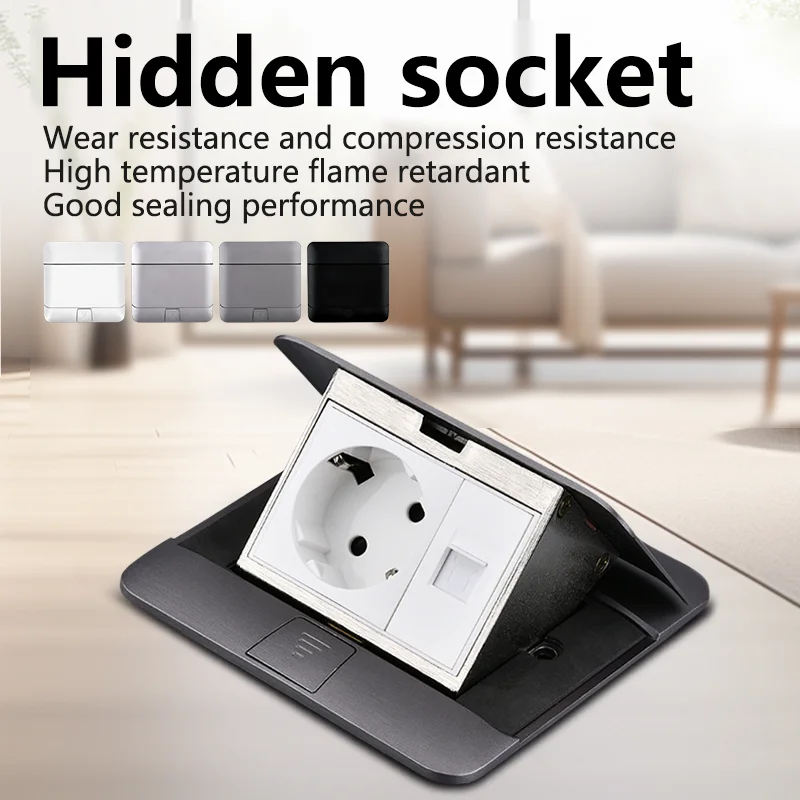 Pop-Up-Floor-Socket-Hidden-Type-EU-FR-US-UK-Power-Outlet-Stainless ...