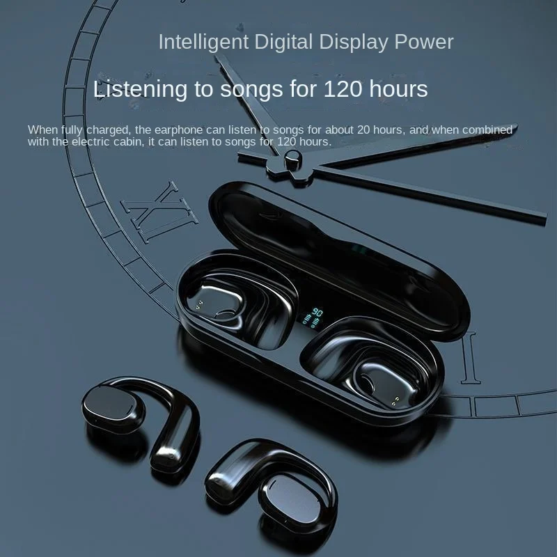 New Hanging Ear Wireless Bluetooth Headset Digital Noise Cancellation High Sound Quality Not Into The Ear Sports Game Headset