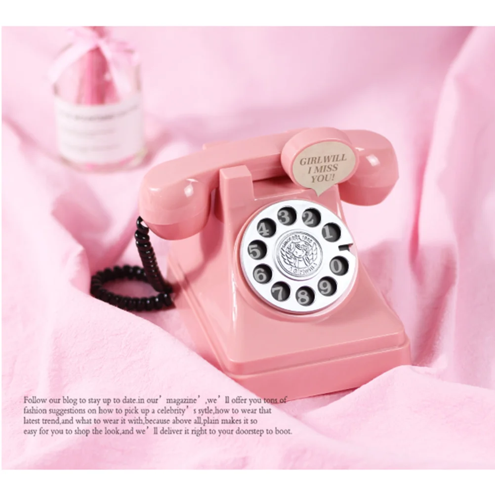 Retro Plastic Simulation Phone Shaped Piggy Bank Coins Banknotes Saving Pot Money Holder For Kids Adults Gift (Pink) 3