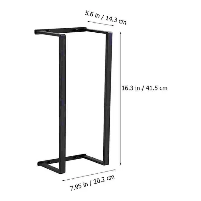 Törölköző Fürdőszoba Állvány Fali Szervizelő Tároló Polcok Fürdőszerelt Kézi Mosószer Törölközők Fogas Tartó Acél Bár Rozsdamentes - Image 3
