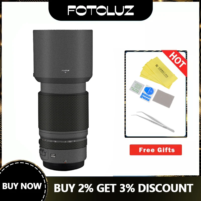 

GF120mm F4 модная классическая кожаная наклейка для камеры против царапин защитная пленка для FUJIFILM GF120mm F4 Обложка Наклейка