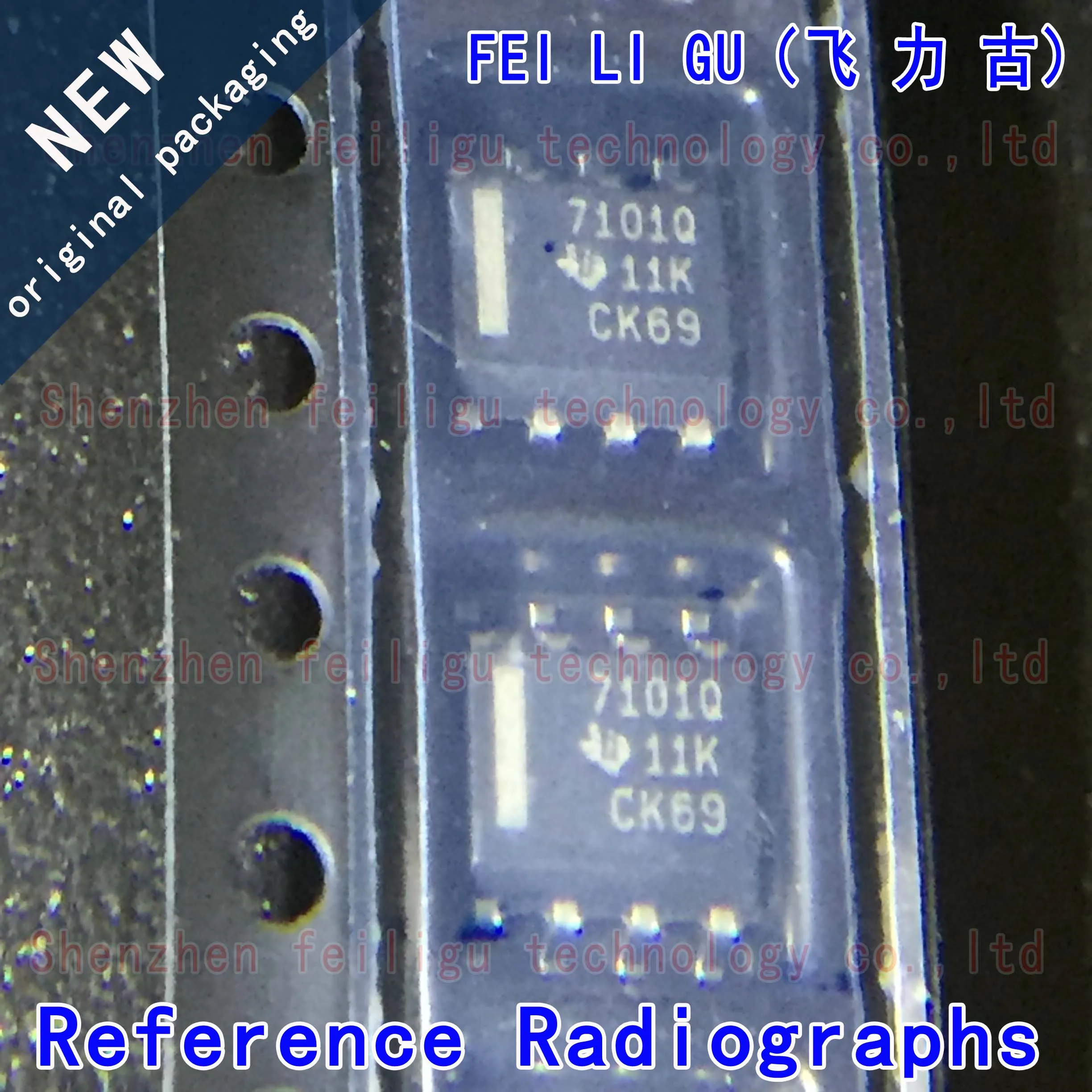 100% New Original TPS7101QDR TPS7101QD TPS7101 Screen Printing:7101Q Package:SOP8 Low Dropout Linear Regulator Chip