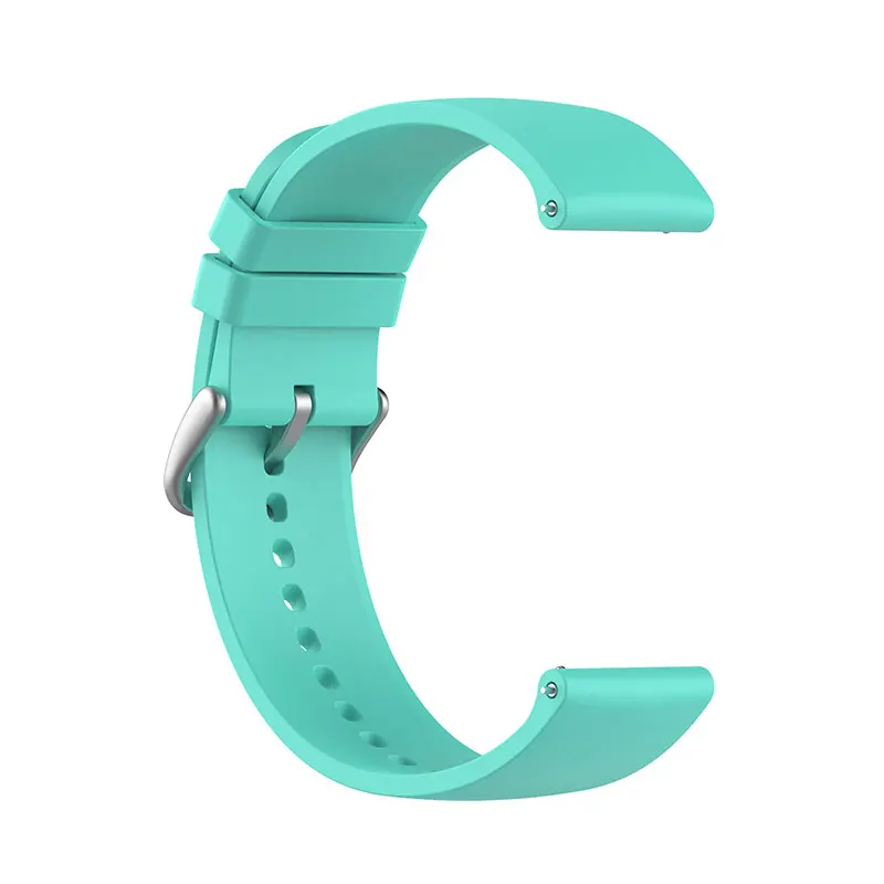 Versatile 20mm Silicone Smart Watch Strap Bracelet