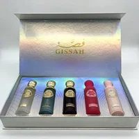 GISSAH Coffret Cadeau de Parfum Arabe de Luxe Unisexe à Phéromones Longue Durée, Vaporisateur Corporel, Parfum Oriental pour Hommes et Femmes 6