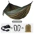 220x90cm Single Camping Hammock lightweight parachute Hammock with 2 Tree Strap for Indoor outdoor Adventure Beach Travel Hiking 16