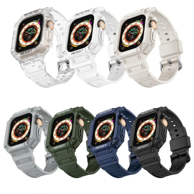 Фото Ремешок силиконовый для Apple Watch 8 Ultra 49 мм iWatch Series 8 Ultra 49 мм №2