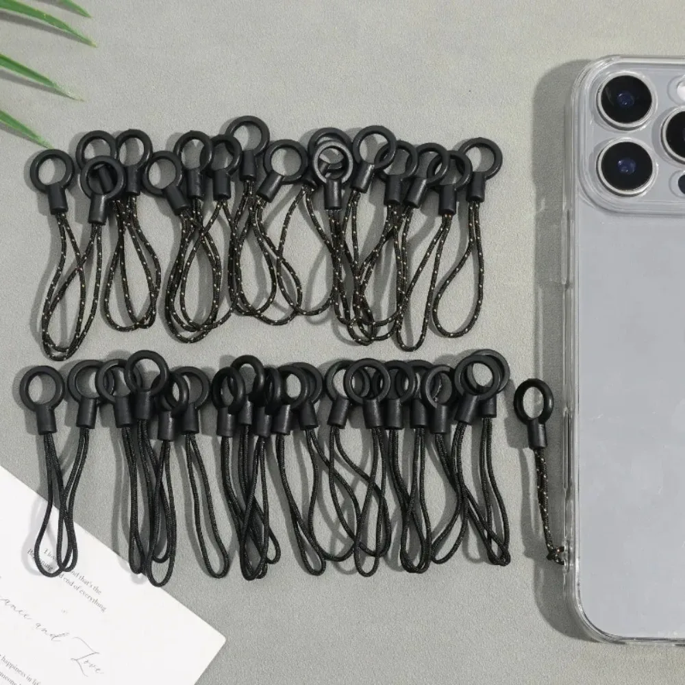 Lanyard Phone Ring Strap Nylon Cell Phone Finger Ring Grip Holders Straps Charm Cord for Mobile USB Flash Drive MP3 Keychain DIY