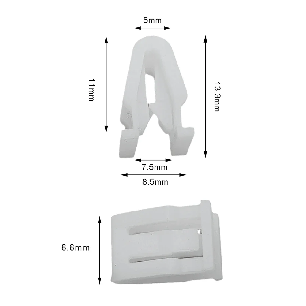 Für Tesla Modell 3 Y S X Clips Halterungen set 85PCS Tür Panel Stoßstange Rad Arch Fender Motorhaube Unterstützung stange Kunststoff Befestigungen – Detail 10