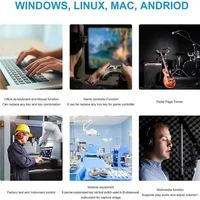 USB Foot Pedal Control Switch PC Game Pad USB Pre-Program Keyboard Mouse Adapter for Computer Multimedia String Ultrasound Image 3