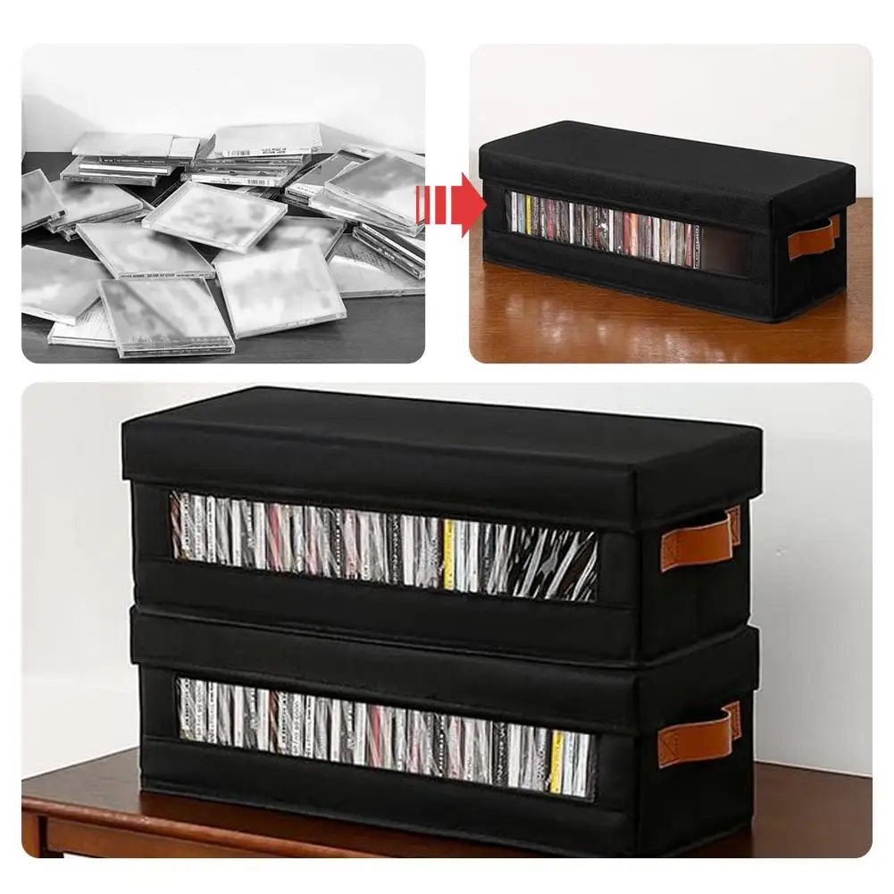 Portable Dvd Storage Case For Home Office And Car Organiser_voghion.com