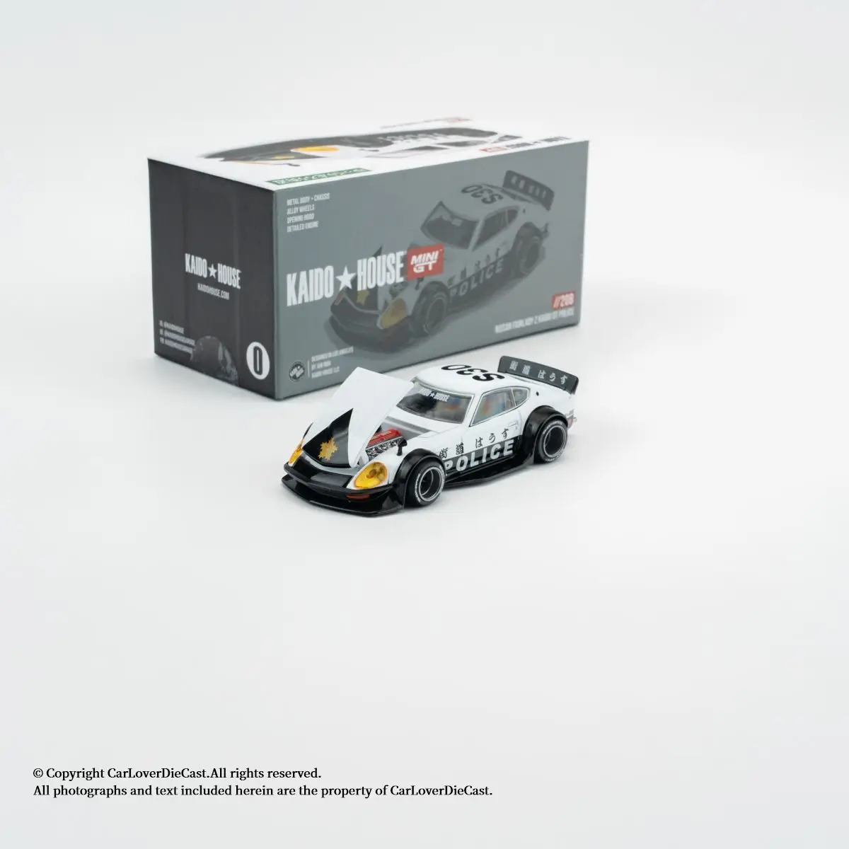 카이도 하우스 + MINIGT 1:64 혼다 NSX 카이도 테스트카 스펙 V1 중국판 합금 다이캐스팅 자동차 모형 컬렉션