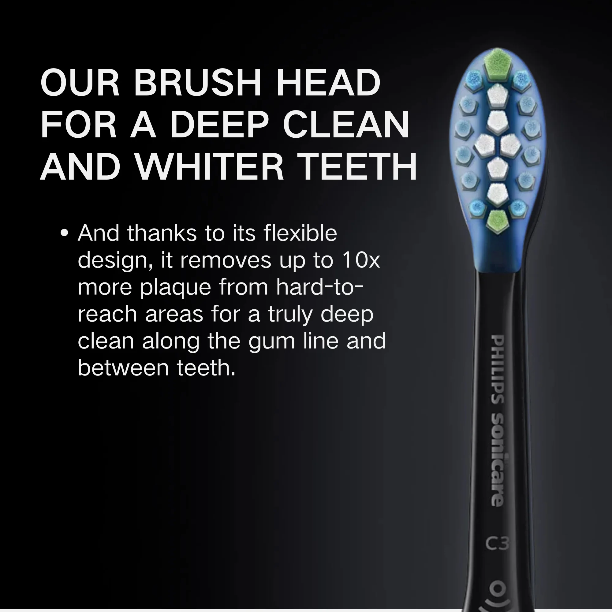 Philips Sonicare Cepillo de dientes eléctrico HX992, sin embalaje