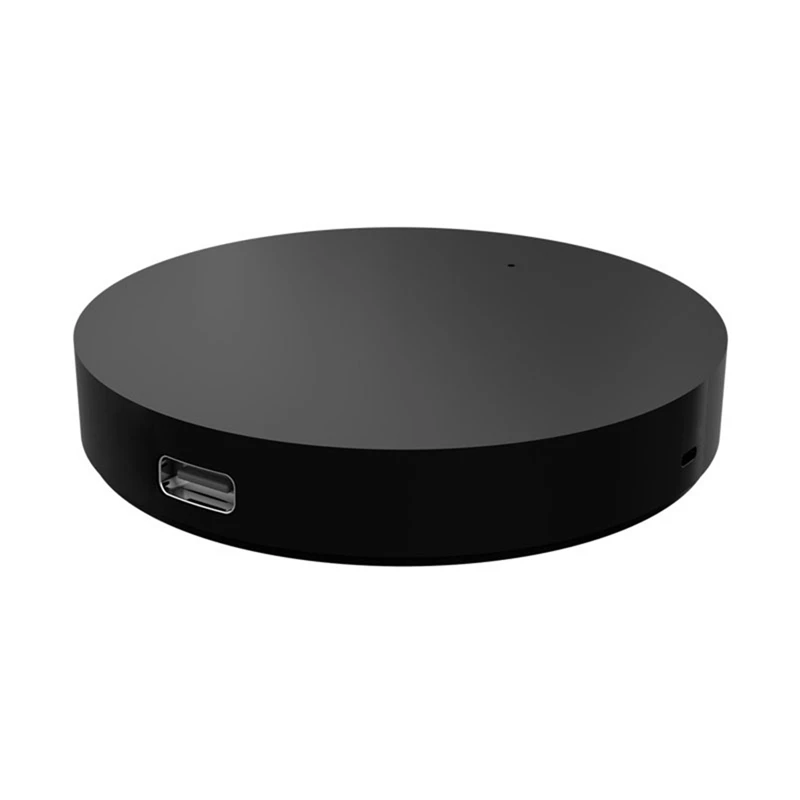 1 Pz Smart Ir Remote Controller Wifi Universal Smart Life App Control Tv Dvd Aud Ac Black Abs Per Tuya Amazon Alexa Google Home