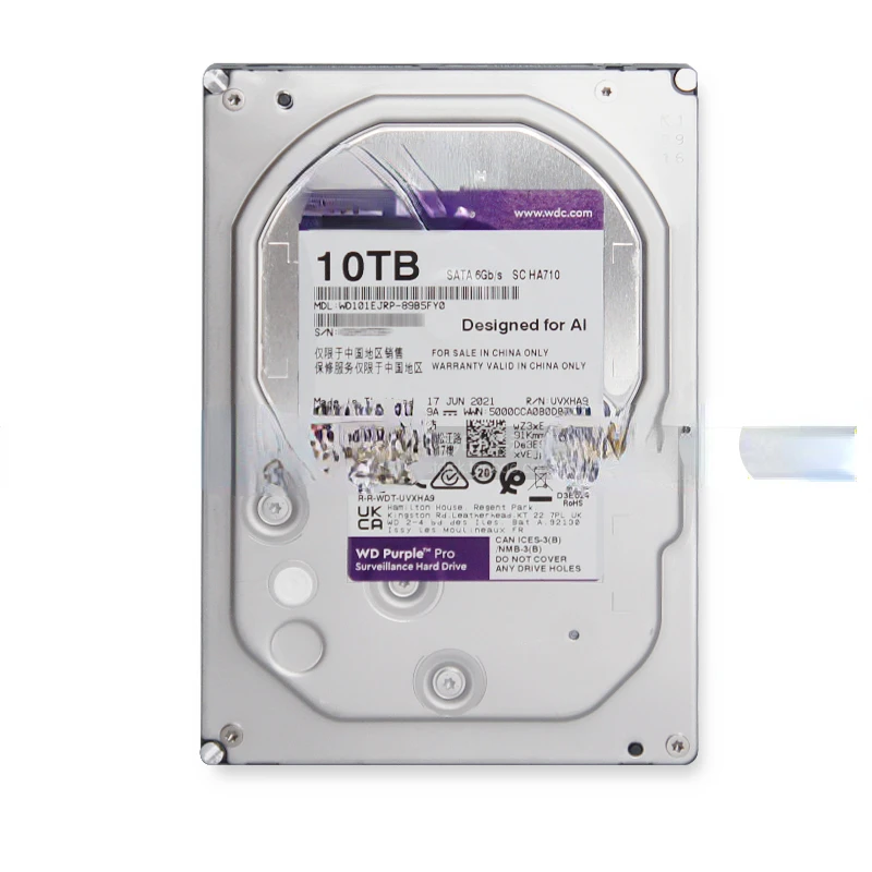 For Western Data WD101EJRP purple disc PRO 10TB SATA3 256M surveillance