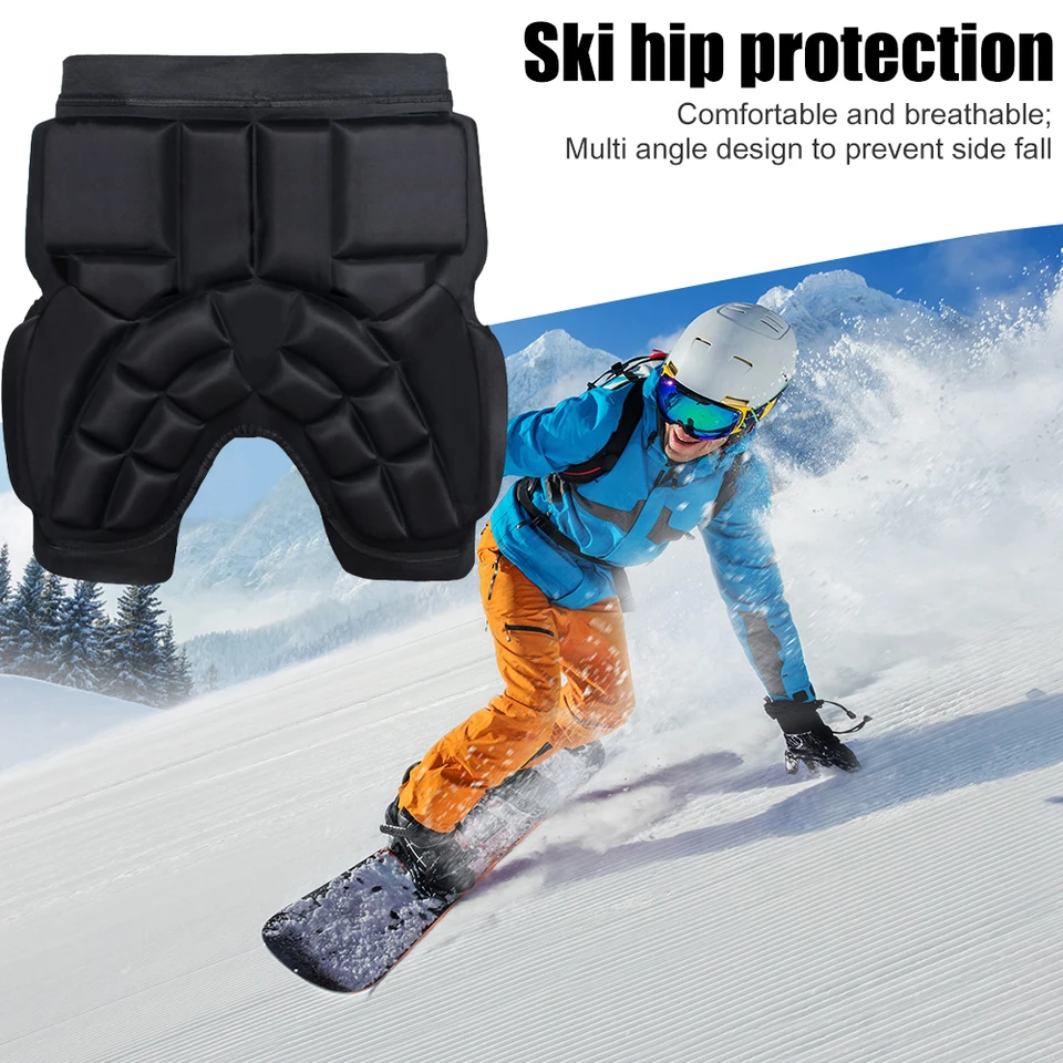 Pantaloncini imbottiti protettivi per pattinaggio sci Snowboard