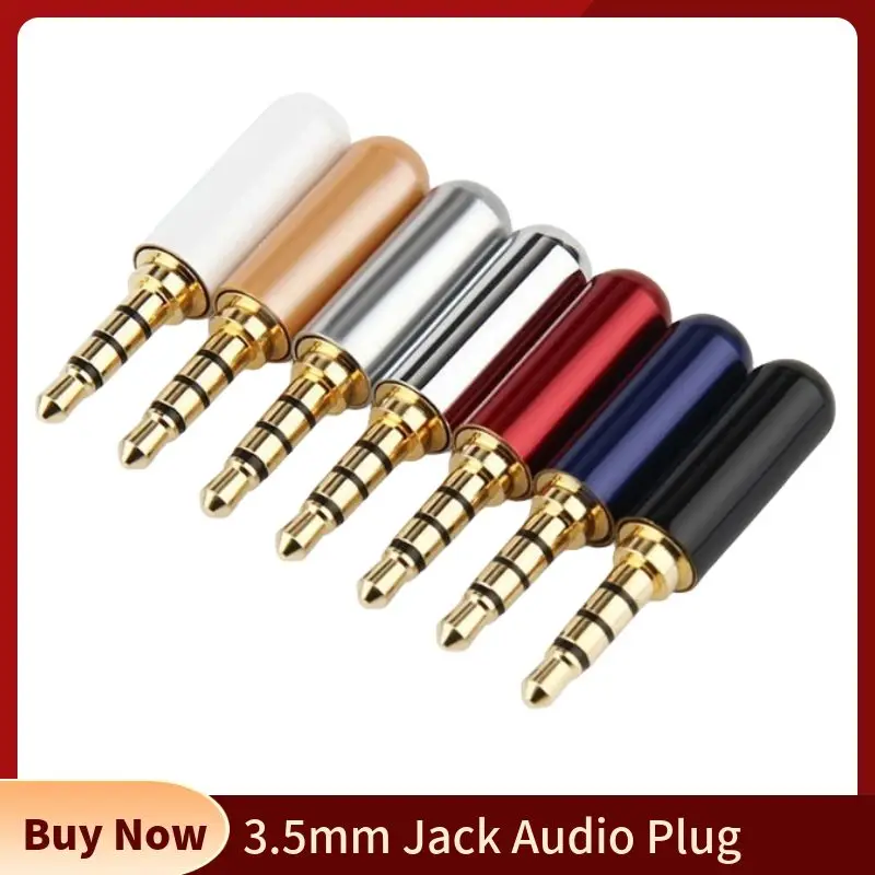 PNGKNYOCN 6PCS 3,5MM Connettore Jack A Pannello A Saldare, 3,5 Mm 4 Poli Stereo Audio Video A Pannello Connettore A Saldare Con Dadi - Foto 2