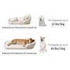 Dog Beds for Medium Large Dogs,Sofa Dog Bed with Pillow,Soft Pet Bed for Support Bolster,Wintert Pet Bed & Non-Slip Bottom 2