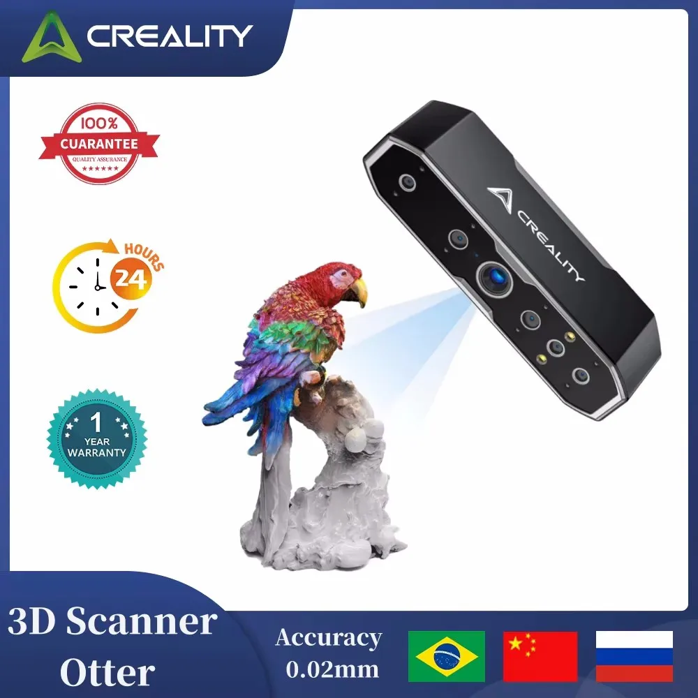 3D scanner Creality 3D Scanner CR-Scan Otter 0.02mm Accuracy Anti-Shake Tracking 20fps with Four-Lens StereoVision 10-2000mm Scanning Range