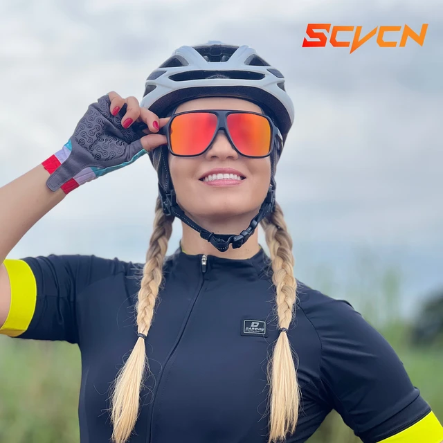 Gafas de sol polarizadas para ciclismo para hombre y mujer, lentes