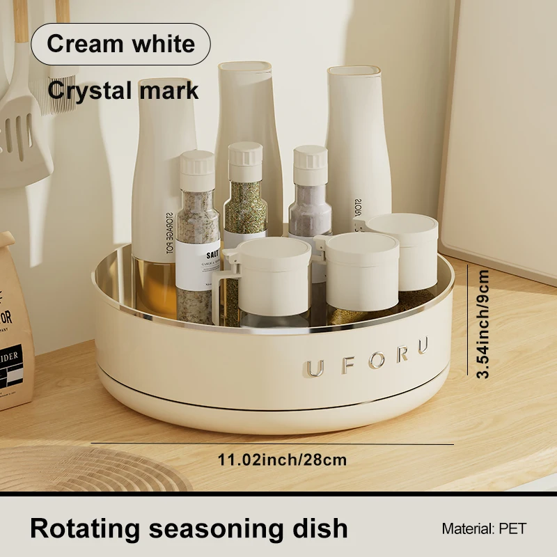 Multifunctional Adjustable Kitchen Rack Large Capacity Condiment organizer box Plastic Material Tabletop Fruit Platter UFORU kitchen storage rack,spice rack,storage box,cabinet organizer shelves,seasoning divider,kitchen cutlery organizer