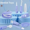 9PCS Plastic Simulation Dentist Play Set Medical Kit Pretend Toy for Kids Hygienic Habbit Cultivation Role Play Game for Childre 1