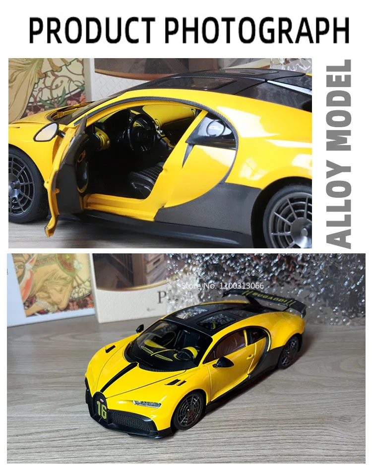 Bugatti Chiron Modelo De Veículo Com Som