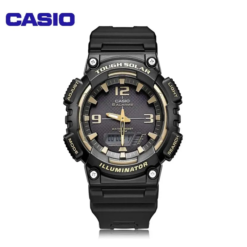 Casio AQ-S810W orologio sportivo orologio da studente orologio da uomo multifunzionale al quarzo elettronico nero Dual Dial Outdoor Date Stop Watch