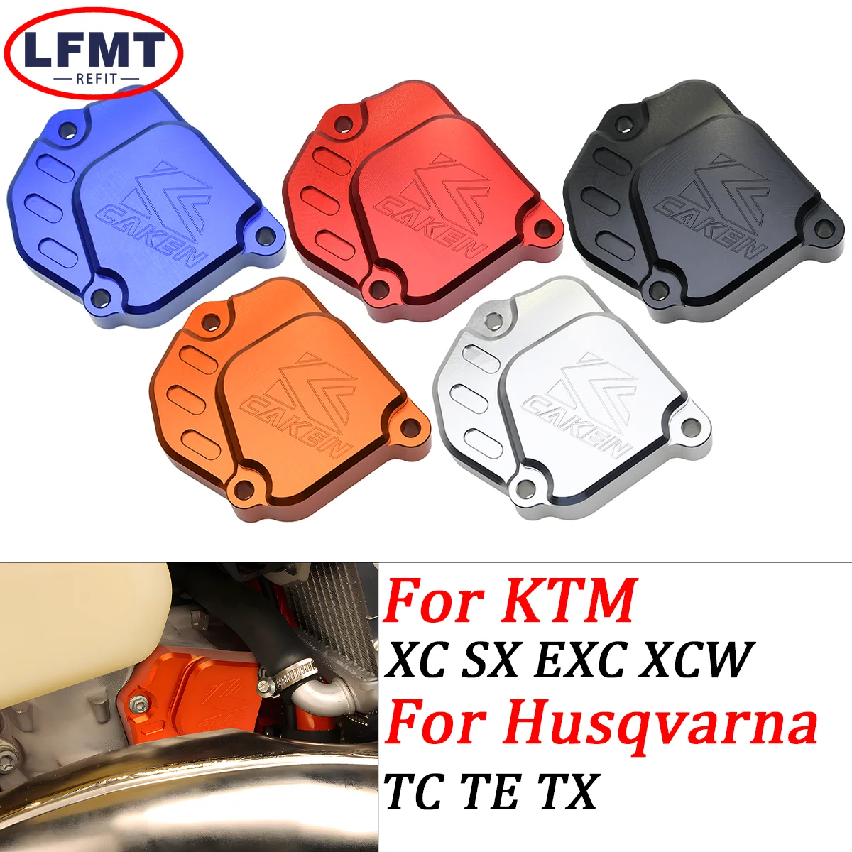 Für KTM 250SX 300SX 250XC 300XC 250EXC 300EXC SECHS TAGE CKD 250XC-W 300XC-W TPI 2023-2024 Motocross Auslassventil Control Abdeckung