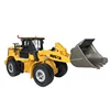 Wireless Remote Control Vehicle Huina 567 Nine-way Remote Control Alloy Bulldozer 662 Remote Control Loading Engineering Vehicle 5