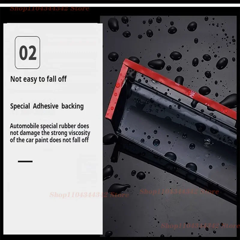 For XPENG G6 Window visors Rainwater prevention; Covering the sunlight; Anti fog; Snow prevention