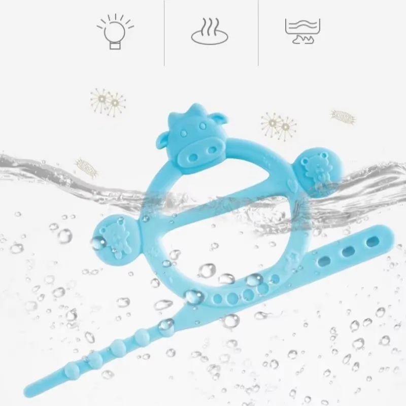 Elephant Silicone Teethers for Baby Newborn Teething Molar Toys For Toddlers Infants 3+ Months Food Grade BPA Free 3