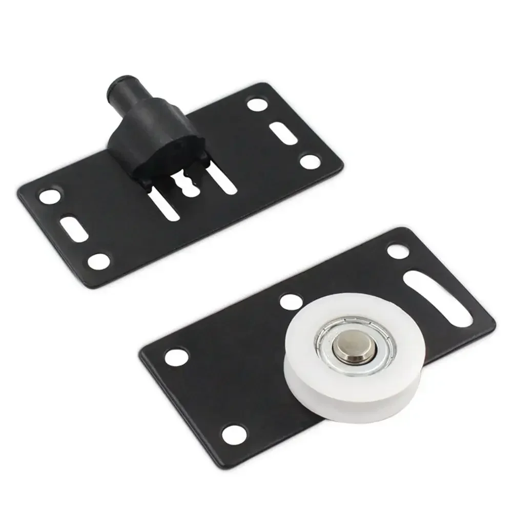 1pcs Wardrobe Pulley Home Sliding Door Pulley Wardrobe Cupboard Caster Silent Height Adjustable Furniture Hardware sliding door roller sliding door pulley