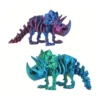 Feng 3D printed Triceratops Jurassic joint movable creative figurine gift children's toy pressure relief 4