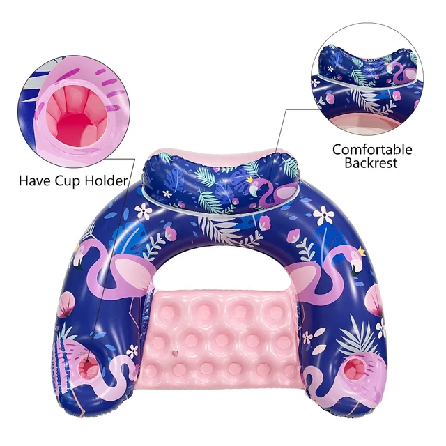 Inflatable Floating Pool Lounge Chair 4