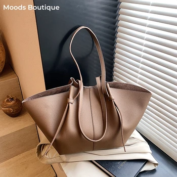 Borse a tracolla di design di marca per le donne Borsa a tracolla shopper di grande capacità 2 in 1 in morbida pelle PU Set di borse di design di lusso 2025 1